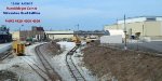 Harnischfeger rails on the CP belt line immediately north of National Avenue